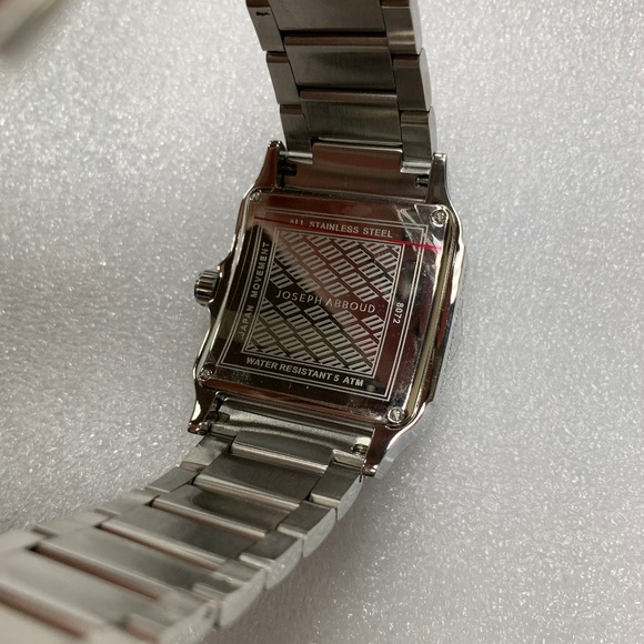NEW Joseph Abboud Men's Two-Tone Square Face Watch - Picture 6 of 6